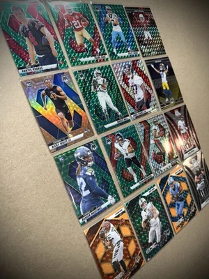 ✅ Huge NFL Football Lot 30+ Cards, Rookies, Mosaic, Parallels, Dart, Skattebo - Image 1 of 4