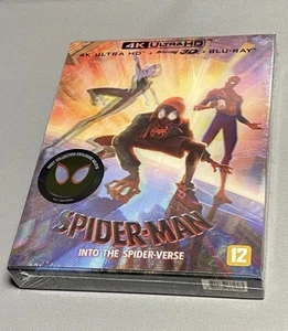 Spider-Man: Into the Spider-Verse WeET Lenticular B2 4K Blu-ray Steelbook - Imagen 1 de 3