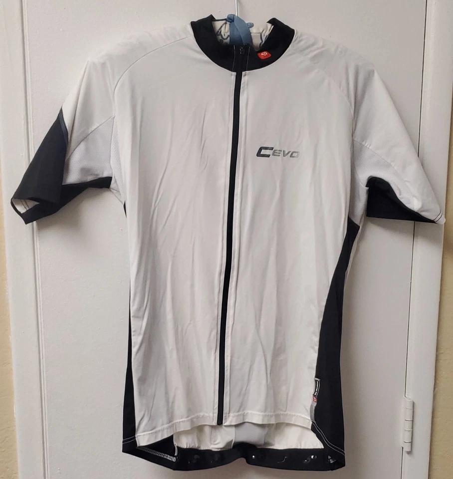 CAMISETA DE CICLISMO DE MARCHI PRO CONTOUR EVO MEDIANA ¡HECHA EN ITALIA! BLANCO Foto 1 de 4