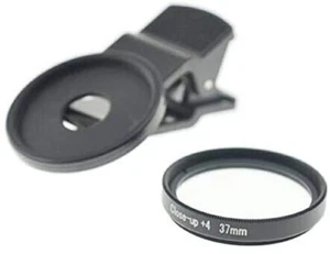 Gros Plan Lentille 4X Grossissement 37mm Objectif pour Smartphone Tablet - Photo 1 sur 2