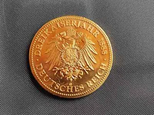 Medaille Wilhelm I. 1797-1888 Deutscher Kaiser König von Preussen hartvergoldet - Bild 1 von 2