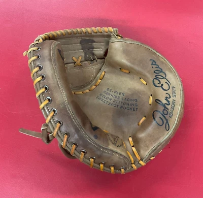 Vtg John Ellis Baseball Glove Advisory Staff Spalding 42-7415 Sweet Spot Pocket - Image 1 of 2