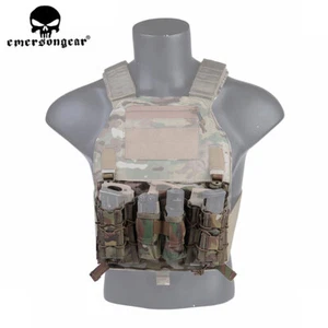 Emerson Front Flap Placard Panel w/ Mag Pouch For 4019 / 4020 Plate Carrier Vest - Picture 1 of 21