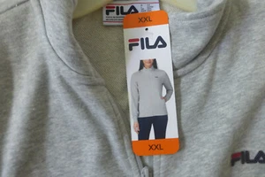 Felpa sportiva Fila donna XXL grigio erica nuova con etichetta - Foto 1 di 2