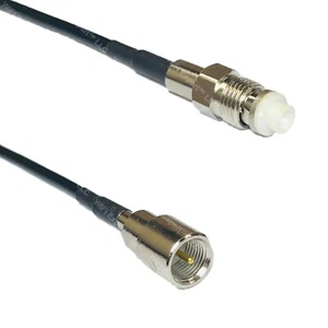 RG174 FME FEMALE JACK to FME MALE PLUG Extension Coaxial RF Pigtail Cable USA - Picture 1 of 1