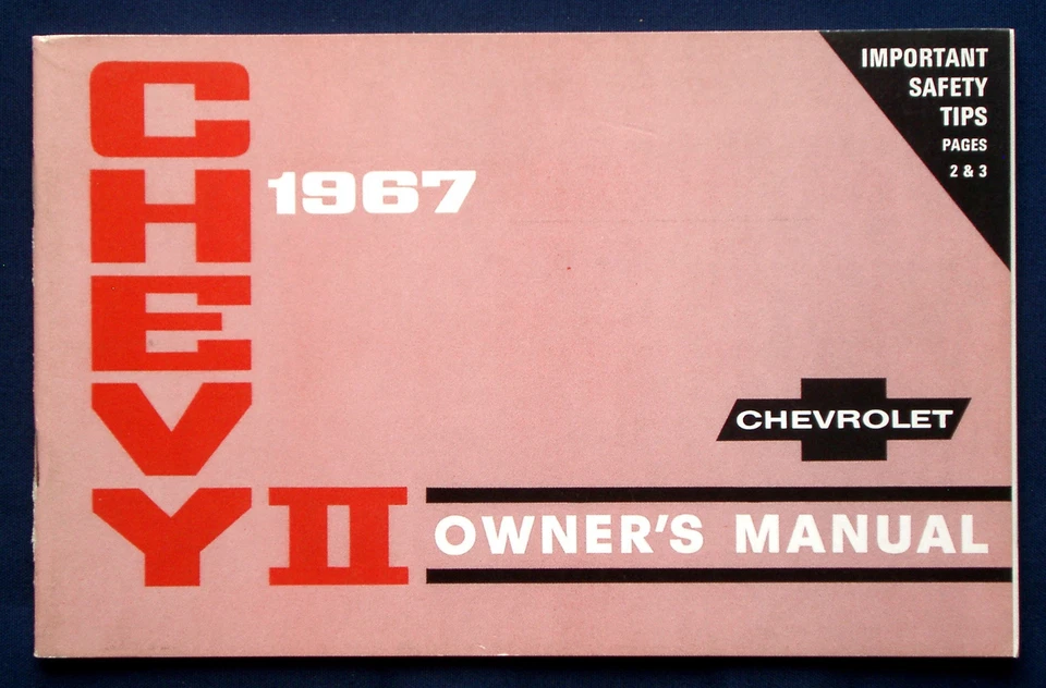 Manual del propietario 1967 Chevrolet Chevy II - Nova (USA) Foto 1 de 1