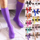 Mens See Through Long Socks Ultra-thin Stretchy Knee High Matching Stockings
