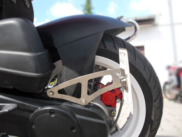 Kennzeichenhalter Peugeot C-Tech Dark Side Jetforce Halter Kennzeichen seitlich  - Bild 1 von 1