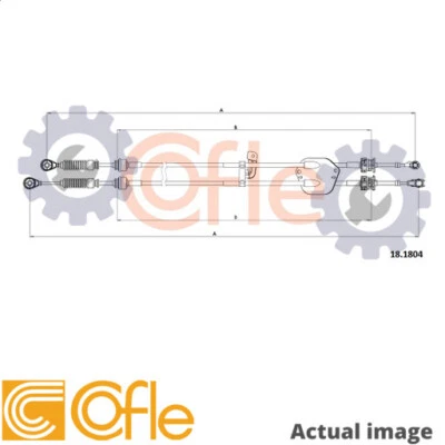 CABLE MANUAL TRANSMISSION FOR TOYOTA YARIS/VITZ ECHO/VITZ VITZ/ECHO 1.0L 4cyl - Изображение 1 из 4