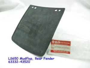 Suzuki LS650 VS600 VS750 VS800 VS1400 Rear Fender Mudflap NOS Cover 63332-43520 - Picture 1 of 2