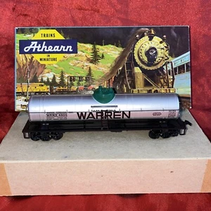 Coche tanque de aceite de cúpula única Athearn 1576 HO WARREN American Oil Co TULSA WRNX4805 - Imagen 1 de 8