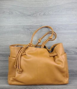 Vince Camuto Tote Large Leather Nicco Handbag (Rustic Oak Brown) - Picture 1 of 9