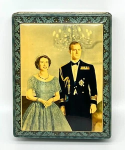 Queen Elizabeth II Krönung kleines Konfekt Rechteck Dulcet 1953  - Bild 1 von 6