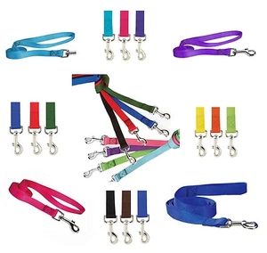 DOG LEAD LEASHES BULK LOT PACKS Litter Rescue Shelter - Choose Size & Quantity  - Picture 1 of 14