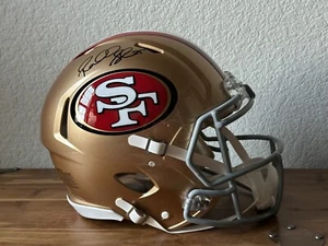 Richard Sherman Autographed 49ers Speed Replica Full-Size Football Helmet  - Picture 1 of 11