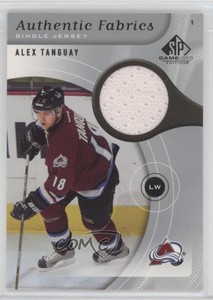 2005-06 SP Game Used Edition Authentic Fabrics Alex Tanguay #AF-AT