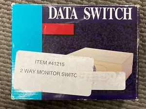 Data Switch for SRL & PRL Printer, HDD15-2, New - Picture 1 of 3