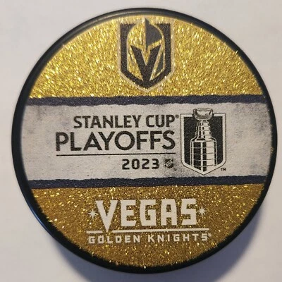 Vegas Golden Knights 2023 Stanley Cup Playoffs Puck - Image 1 of 2