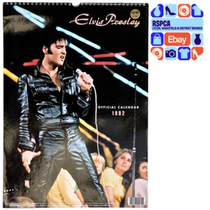 The Elvis Presley Calendar 1992 Official Danilo Vintage Collectable 42x30cm - Picture 1 of 6