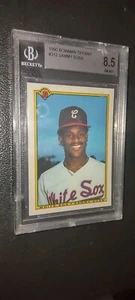 SAMMY SOSA 1990 Bowman TIFFANY RARE Rookie        ⚾️💥🔥🔥🔥🔥💥⚾️     BGS 8.5 - Picture 1 of 2