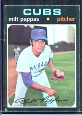 1971 Topps Baseball Milt Pappas #441 Chicago Cubs B