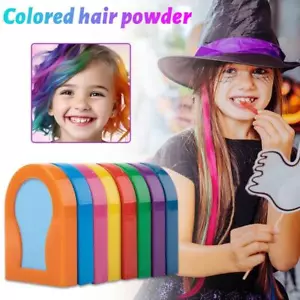Hair Chalk Girls Gift Temporary Dye Colors Kit Washable Hair Chalk Dye Por D3H7 - Picture 1 of 22