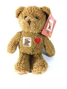 USPS Stempel Teddybär Plüsch 100 Jahre Teddybär 37 Cent bestickt Herz - Bild 1 von 5
