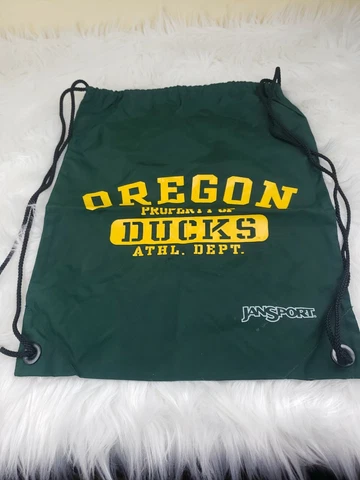 University Of Oregon Ducks Nike Team Drawstring Backpack - Green & Black Cover