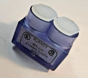Connettore multi rubinetto isolato Burndy BIT-2/0 AL9CU #14AWG-2/0STR - Foto 1 di 3