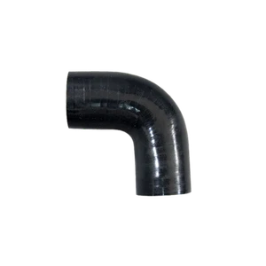 CXR Universal 2.35" - 2.25" 90 Degree Black Silicon Hose Reducer Elbow 85mm Long - Bild 1 von 1