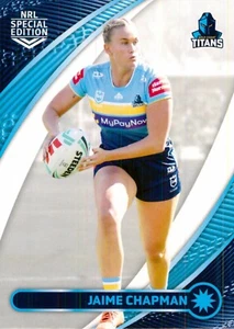 2024 Gold Coast Titans NRLW TLA Special Edition Card - Jaime Chapman - Picture 1 of 3