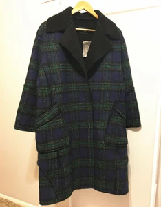 New Women Loose Collar Woolen Coat Outwear Overcoat Trench Parka Mid Long Jacket - Picture 1 of 10