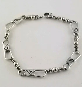 ACTS Bracelet Fishers Of Men Sterling Silver NEW HOOK LINK!!! BEAUTIFUL. - Picture 1 of 10