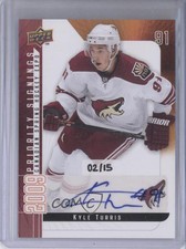 2009 Upper Deck Spring Expo Priority Signings /15 Kyle Turris #PS-KT Auto