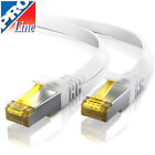 CAT7 Flat Network Ethernet Cable RJ45 LAN Cord S-FTP Shielded Patch Cord