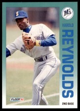 1992 Fleer Harold Reynolds Baseball Cards #291