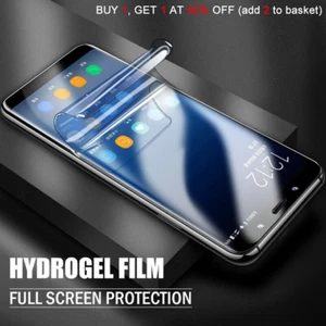 For iPhone X, XS, XR,11 Pro Max Plus Full Screen Protector Soft Hydrogel Film - Picture 1 of 16