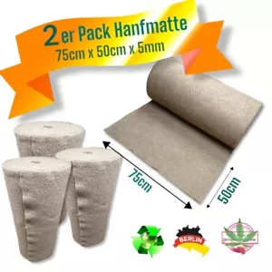 2x Hanfmatte, Nager Pad 75cmx50cmx5mm für Gehege, Einstreu, Hanfeinstreu, Hanf - Bild 1 von 7