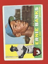 1960 Topps #10 Ernie Banks Vintage Baseball Card (Read)