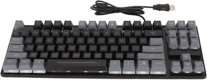 Mechanical Gaming Keyboard, RGB Backlit, 87 Keys, USB Wired, Floating Keycaps, M - Picture 1 of 9