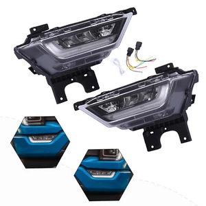 Pair For 2021 2022 Ford F-150 Fog Lights w/ Turn Signals Daytime Running Lights - Picture 1 of 15