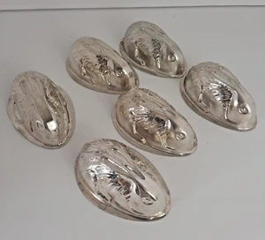 Nutbrown Easter Bunny Rabbit Chocolate Mold Aluminum Made In England Set/ 6 VTG - Picture 1 of 4