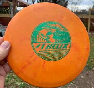 Lightning #1 Helix PFN Swirl (Free Innova Pin) Disc Golf  Rare OOP New  #828 - Picture 1 of 8