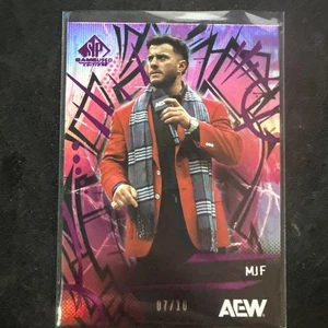 2025 Upper Deck AEW SP Game Used MJF Magenta /10 - Picture 1 of 2