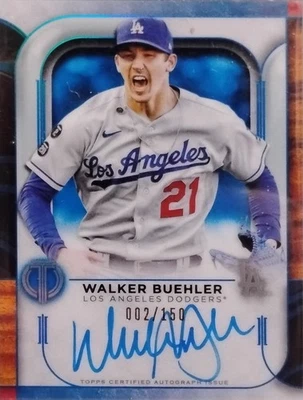 2022 TOPPS TRIBUTE AUTOGRAPHS#TA-WB WALKER BUEHLER TRIBUTE AUTOGRAPHS BLUE - Image 1 of 2