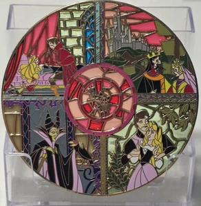 Disney Fantasy Pin Stained Glass Jumbo Sleeping Beauty - Picture 1 of 1