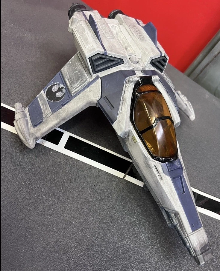 Star Wars Personalizado Pintado Rebel Fighter IMAGINEXT LIGHTYEAR XL15 con LUZ Y SONIDO Foto 1 de 4