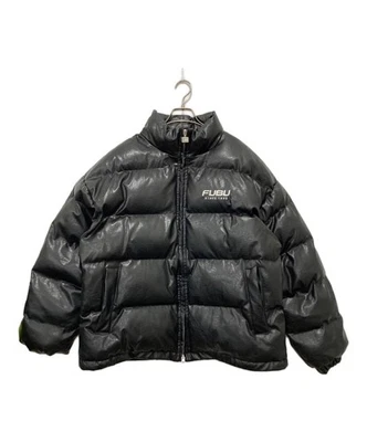 FUBU ECO LEATHER PUFFER JACKET Size: L Black Men FAM-42302 - Image 1 of 4