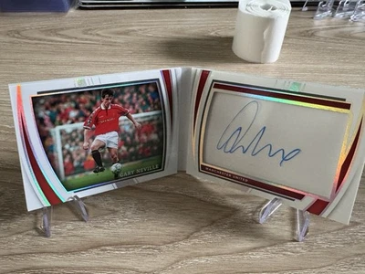 Gary Neville Signature Booklet 72/99 Manchester United From Immaculate 2022-23 - Image 1 of 4