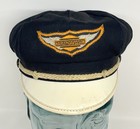 Vintage Harley Davidson Motorcycle Captains Hat Cap 1950